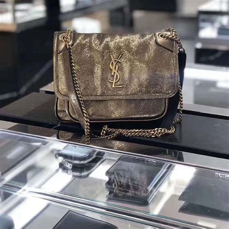 ysl niki baby green|YSL niki shopping.